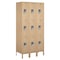 Salsbury Industries Wardrobe Locker, 36" W, 18" D, 78" H, (3) Wide, (9) Openings, Tan 63368TN-U - alternate 1
